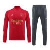 Arsenal Trainings Sweatshirt Quarter-zip 2023-24 Rode - Heren